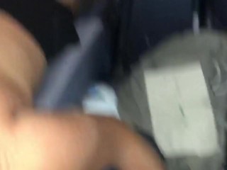 Quickie in the truck