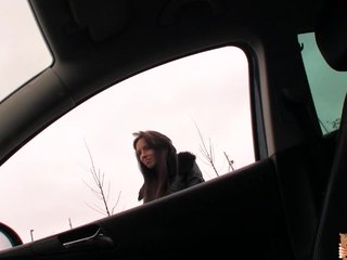 Teen hottie Gina fucked by the driver