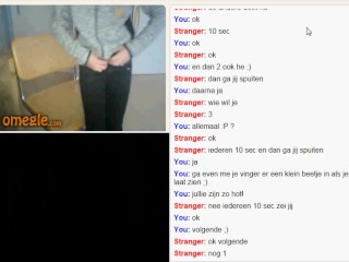 Cute dutch girls take turns showing their pussy on Omegle