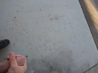 Teen caught jerking off in public