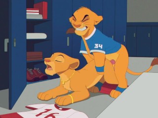 Simba & Nala: School Sex (Locker Room)