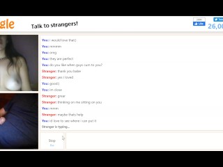 Omegle teen babe flashes perfect tits