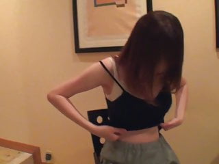 Japanese slender wife with big tits