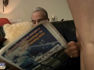 Old man analsex with slutty young girl
