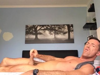Dad cums in a condum and eats it