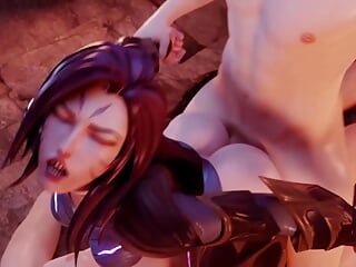 League of Legends – KDA Kai'sa Creampied Multiple Times Part 2 (Animation with Sound)