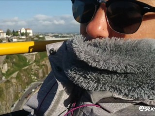 Public sex on a sightseeing bus in Porto
