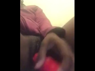 Thot playing with herself with a full house