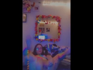 PAWG/MILF Gives Dildo Slight Blowjob For Fans