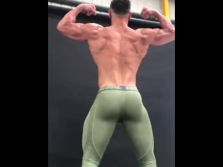 Muscle in lycra
