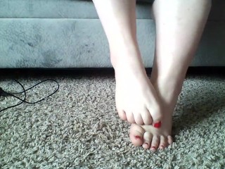 my little red toes