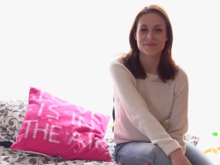 QUEST FOR ORGASM – Natural Czech beauty fingers her pussy in solo action