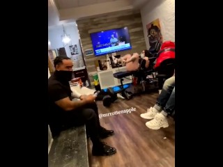 squirts When is getting tattoo on her pussy