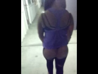 Ebony Teen Booty. Outside in Booty fit Twerking
