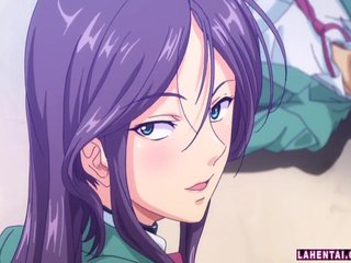 Hentai schoolgirl gets analed by a bunch of guys
