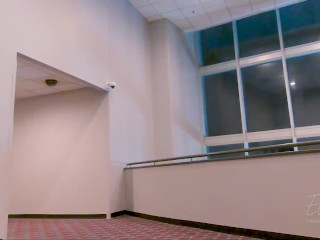 (VERY RISKY) Public Movie Theater Blowjob and Sex! – Amateur Couple EllaKai