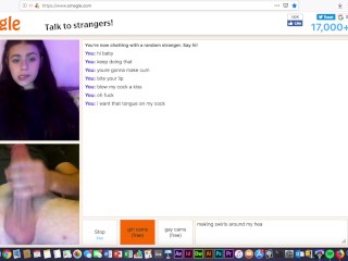 Adorable Omegle Girl Gives My Cock Kisses and winks (non-nude)