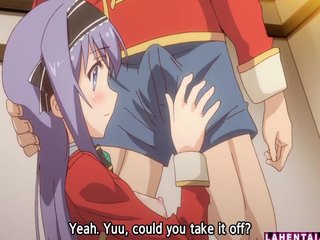 Hentai schoolgirl gets fingered and rides