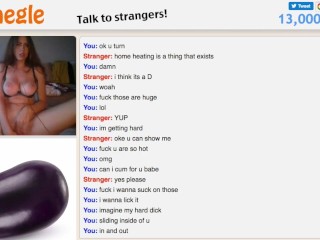 omegle – very hot teen with big tits cum with me PART 1