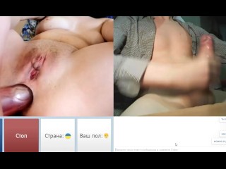 ДЕВУШКА ИГРАЕТ С ПОПКОЙ В ВИДЕОЧАТЕ (VIDEOCHATRU,OMEGLE,COOMEET)