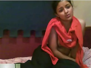 Desi Indian Girl Removing her Clothes Goes Nu