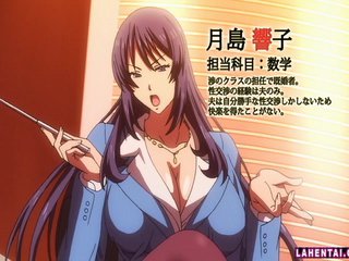 Huge titted hentai babe gets fucked outdoors