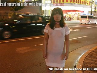 Japanese chubby girl public flashing slide show6