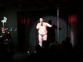 Comedian Kyle Adams bares his soul and his balls.