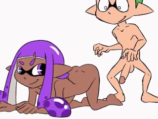 Splatoon Inklings having sex animated