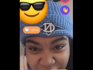 Another pretty lightskin reacts to my dick