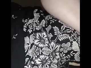 Chubby girl plays with her clit