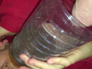 Piss Swallowing 18 Year Old Teen Learning to Enjoy Piss From Old Men