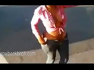 old lady with her fat booty and big tits