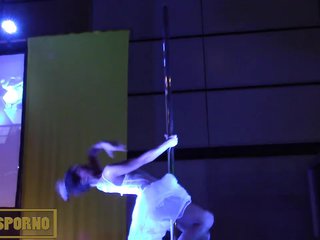Hot show of black tans in erotic festival