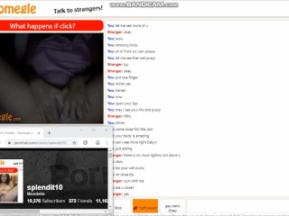 Omegle big tits girl masturbate with me and makes me cum (she came in 7:35)
