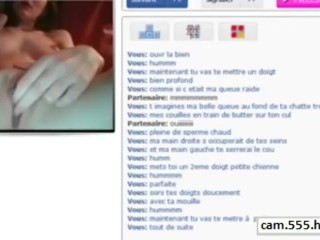 Ado excité montre tout et se doigte sur omegle#4