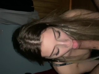 Blonde Teen Sucks Cock (Short)