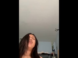 Big Titty Teen Ex Girlfriend Moaning While She Rides my Dick