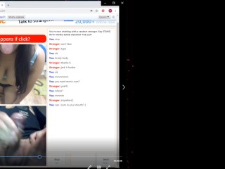 omegle cum for a nice teen (tits/body/mouth)