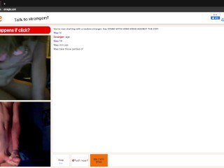 teen babe helps me cum on omegle