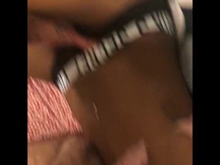 Horny black teens fuck white muscular guy