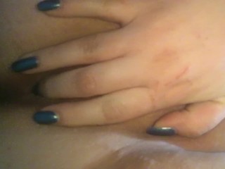 Sticking my finger in my ass.