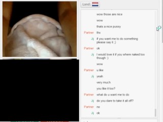 Cutie shows everything on omegle after game of Truth and Dare