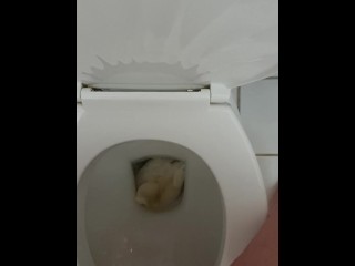 Pissing standing up little bit messy