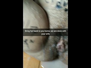 My young wife after BBC gangbang. No pills / No-condoms. [Cuckold. Snapchat]