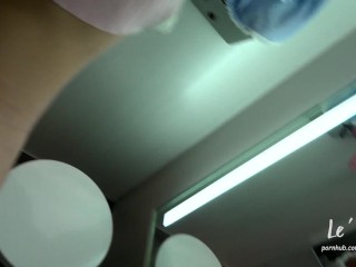REAL RISKY PUBLIC FUCK & SUCKING DICK IN THE DRESSING ROOM WITH CURTAINS