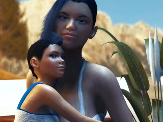 Big Boob Teen Grows into a Giantess – Height Comparison Breast Expansion