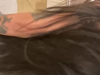 Small Petite- Gets a lesson in deep throat