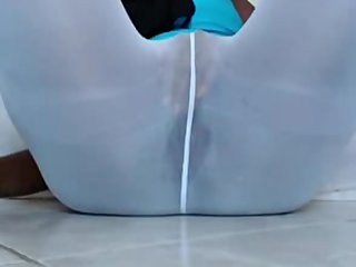 Amateur Ebony Playing With Her Wet Pussy