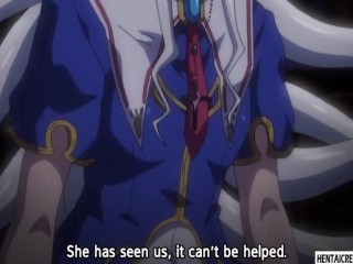 Hentai girl gets brutally fucked by monster